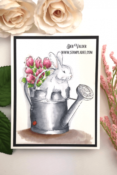 Rabbit in the Garden reminds me of Peter Rabbit. All products can be found in our Teaspoon of Fun Shoppe.