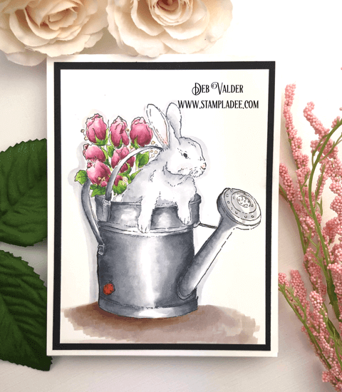 Rabbit in the Garden reminds me of Peter Rabbit. All products can be found in our Teaspoon of Fun Shoppe.