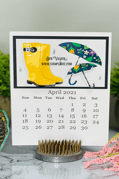 April showers bring May flowers is from our newest kit. All products can be found in our Teaspoon of Fun Shoppe.