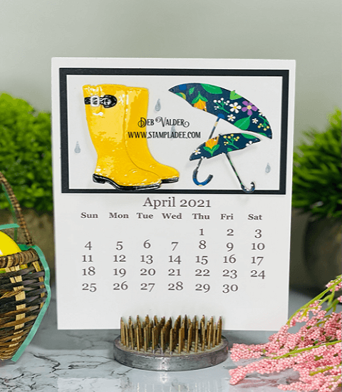 April showers bring May flowers is from our newest kit. All products can be found in our Teaspoon of Fun Shoppe.