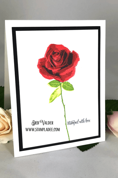 A rose for a Mother's Day Card. All products can be found in our Teaspoon of Fun Shoppe.