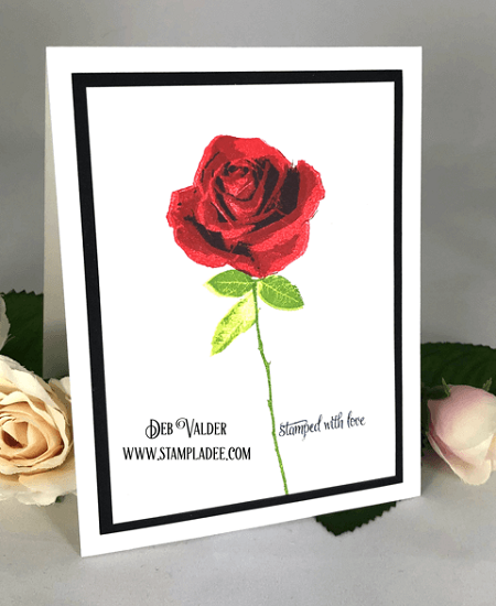 A rose for a Mother's Day Card. All products can be found in our Teaspoon of Fun Shoppe.