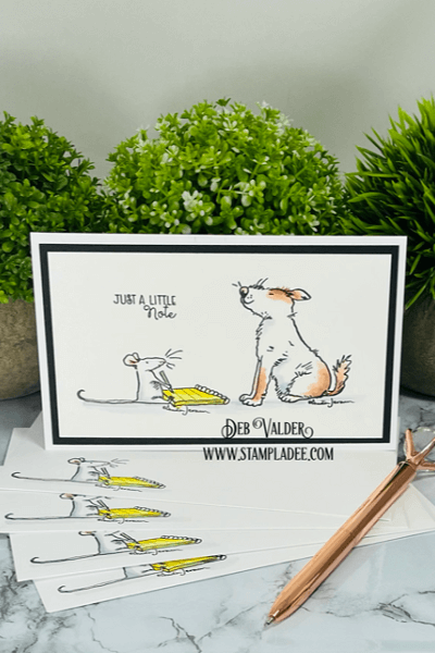 Just a Little Note for a friend. All products can be found in our Teaspoon of Fun Shoppe.