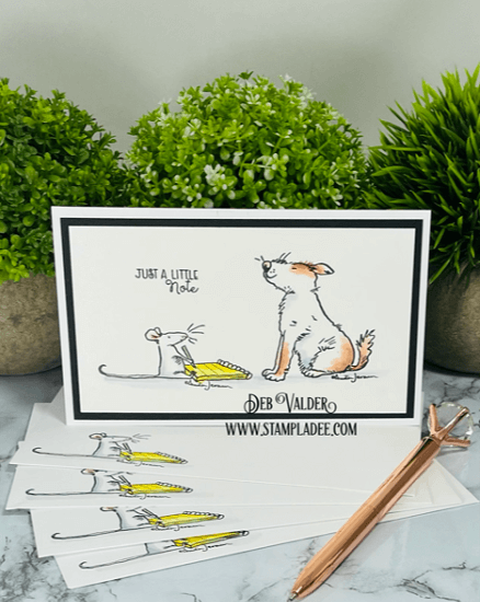 Just a Little Note for a friend. All products can be found in our Teaspoon of Fun Shoppe.