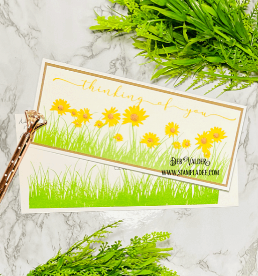 This slimline is Rolling Meadow of Wildflowers. All products can be found in our Teaspoon of Fun Shoppe.