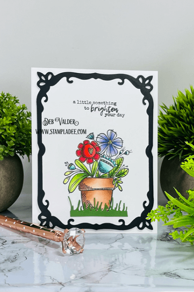 Something to Brighten Your Day is part of our Rain Boots Bouquet Kit. All products can be found in our Teaspoon of Fun Shoppe.