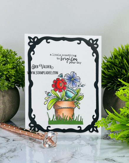 Something to Brighten Your Day is part of our Rain Boots Bouquet Kit. All products can be found in our Teaspoon of Fun Shoppe.