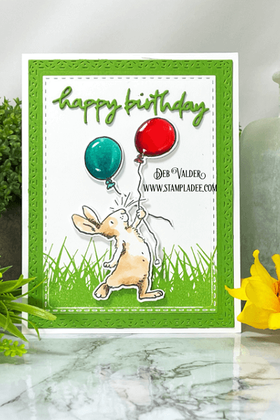 Happy Birthday Balloons with Anita Jeram. All products can be found in our Teaspoon of Fun Shoppe www.TeaspoonOfFun.com/SHOP