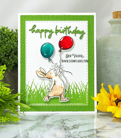 Happy Birthday Balloons with Anita Jeram. All products can be found in our Teaspoon of Fun Shoppe www.TeaspoonOfFun.com/SHOP