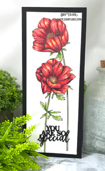 Slimline You Are Special is today's share. All products can be found in our Teaspoon of Fun Shoppe - www.TeaspoonOfFun.com/Shop