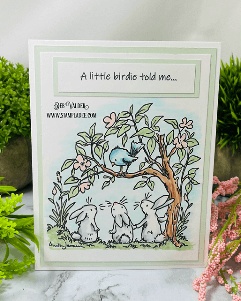 Storybook Popup Card Tutorial using the Bunnies & Robin Stamp combo. All products can be found in our Teaspoon of Fun Shoppe at www.TeaspoonOfFun.com/SHOP