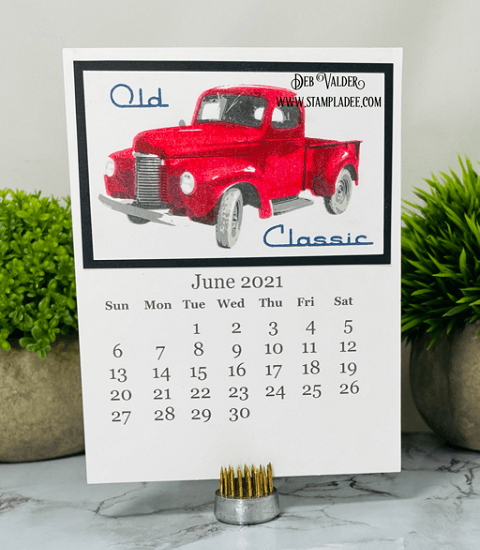 Welcome June 2021. We are using a classic old truck today. All products can be found in our Teaspoon of Fun Shoppe at www.TeaspoonOfFun.com/SHOP