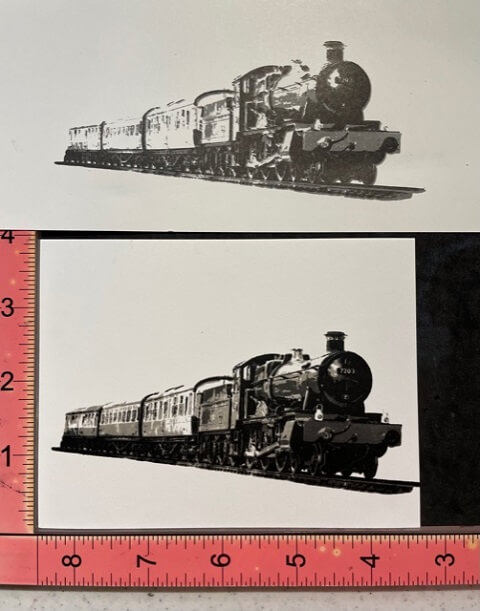 Steam Train Masculine Card. All products can be found in our Teaspoon of Fun Shoppe at www.TeaspoonOfFun.com/SHOP