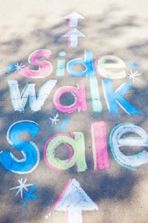 Teaspoon of Fun Sidewalk Sale