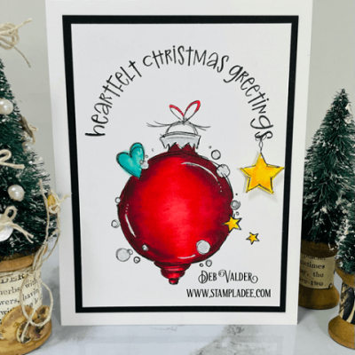 Christmas Baubles and Banners Combo with Deb Valder