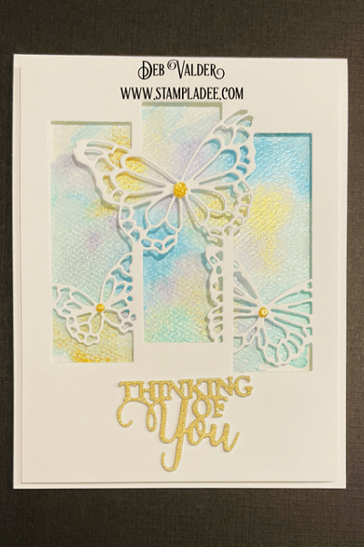 Watercolor Butterfly Trio. All products can be found in our Teaspoon of Fun Shop at www.TeaspoonOfFun.com/SHOP