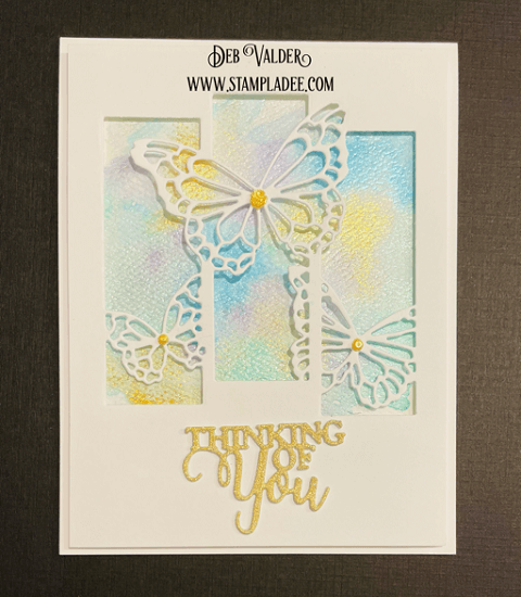 Watercolor Butterfly Trio. All products can be found in our Teaspoon of Fun Shop at www.TeaspoonOfFun.com/SHOP