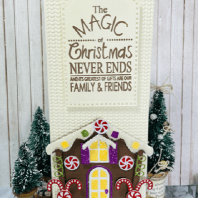 Holiday House Frame for Christmas with Deb Valder