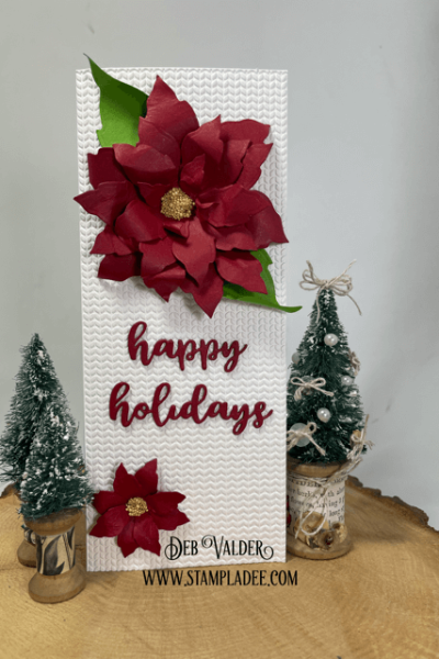 Elegant Silver and White Poinsettia. All products can be found in our Teaspoon of Fun Shop at www.TeaspoonOfFun.com/shop
