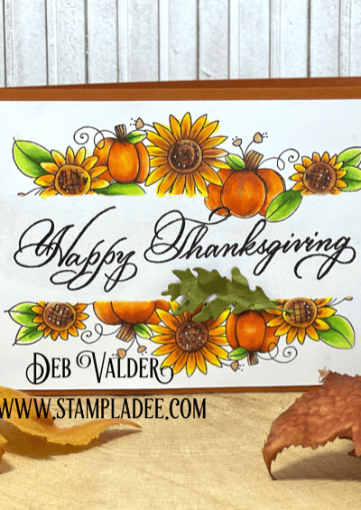 Thanksgiving Sunflowers. All products can be found in our Teaspoon of Fun Shop at www.TeaspoonOfFun.com/SHOP
