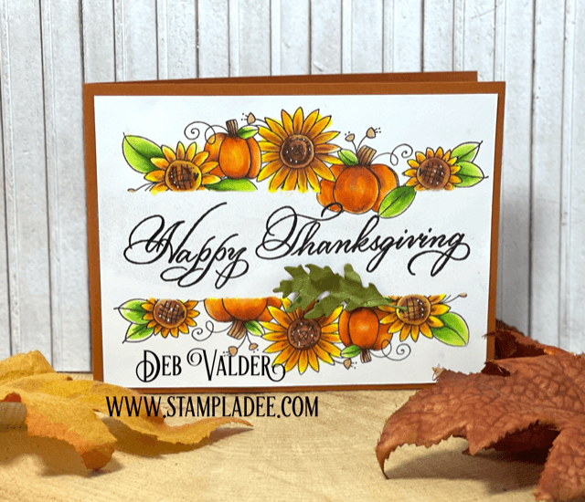Thanksgiving Sunflowers. All products can be found in our Teaspoon of Fun Shop at www.TeaspoonOfFun.com/SHOP