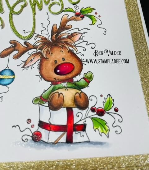 Rudolph is Ready for Christmas. All products can be found in our Teaspoon of Fun Shop at www.TeaspoonOfFun.com/SHOP