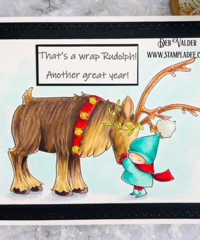 That's a Wrap Rudolph. All products can be found in our Teaspoon of Fun Shop at www.TeaspoonOfFun.com/SHOP