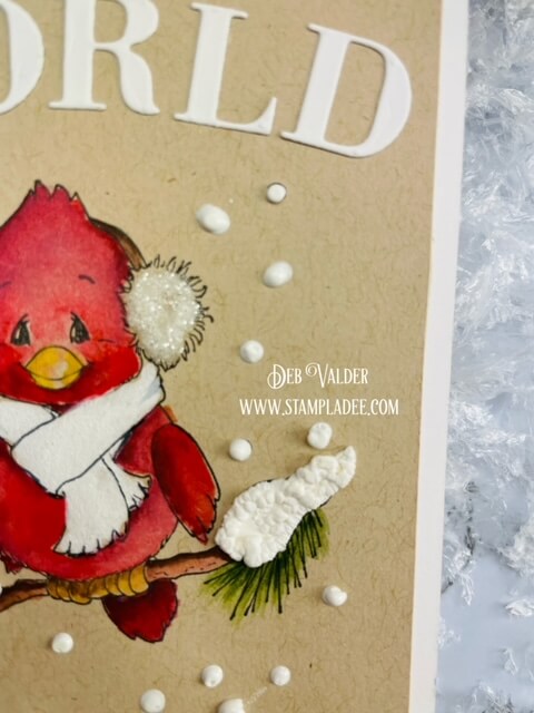 More Winter Cardinal Fun. All products can be found in our Teaspoon of Fun Shop at www.TeaspoonOfFun.com/SHOP