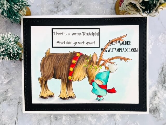 That's a Wrap Rudolph. All products can be found in our Teaspoon of Fun Shop at www.TeaspoonOfFun.com/SHOP