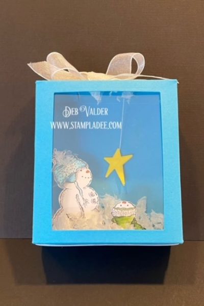 Creating A Snow Globe Box. All products can be found in our Teaspoon of Fun Shop at www.TeaspoonOfFun.com/SHOP