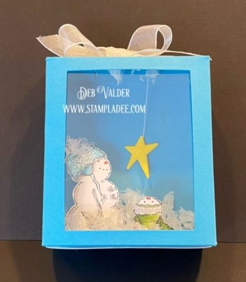 Creating A Snow Globe Box. All products can be found in our Teaspoon of Fun Shop at www.TeaspoonOfFun.com/SHOP