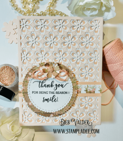 Flora Plate Kaleidoscope Card. All products can be found in our Teaspoon Of Fun Shop at www.TeaspoonOfFun.com/SHOP.