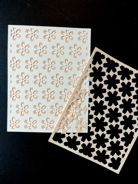 Flora Plate Kaleidoscope Card. All products can be found in our Teaspoon Of Fun Shop at www.TeaspoonOfFun.com/SHOP.