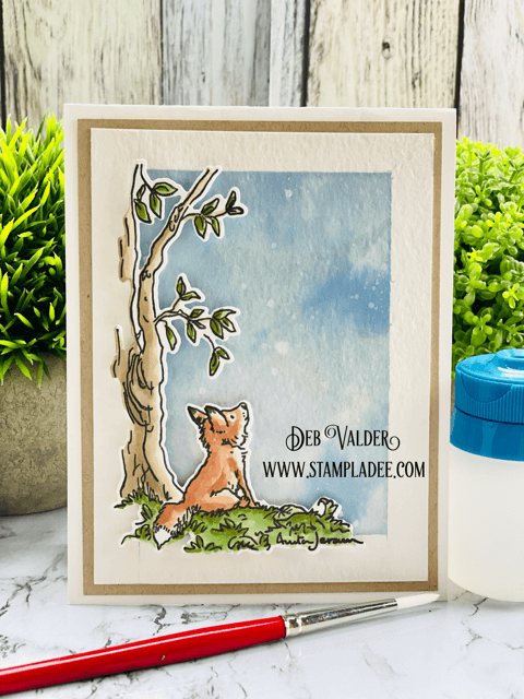 Foxy Cute Card. All products can be found in our Teaspoon of Fun Shop at www.TeaspoonOfFun.com/SHOP