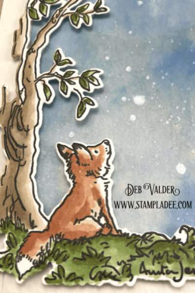 Foxy Cute Card. All products can be found in our Teaspoon of Fun Shop at www.TeaspoonOfFun.com/SHOP