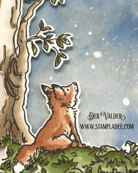 Foxy Cute Card. All products can be found in our Teaspoon of Fun Shop at www.TeaspoonOfFun.com/SHOP