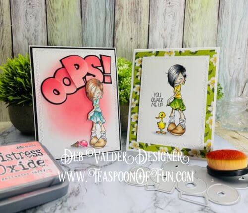 Summer Ice Cream Fun. All products can be purchased in our Teaspoon Of Fun Paper Crafting Shop at www.TeaspoonOfFun.com/shop.