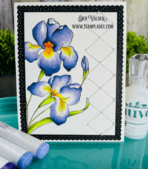 Sprinkles of Spring Iris Elegance. All products can be found in our Teaspoon of Fun shop at www.TeaspoonOfFun.com/SHOP