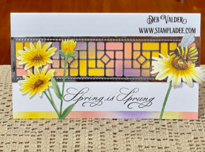 Sprinkles of Spring Stained Glass Border with Deb Valder