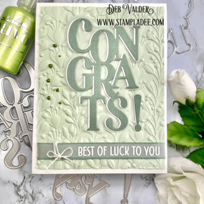 Enchanting Vines Congratulations Card with Deb Valder