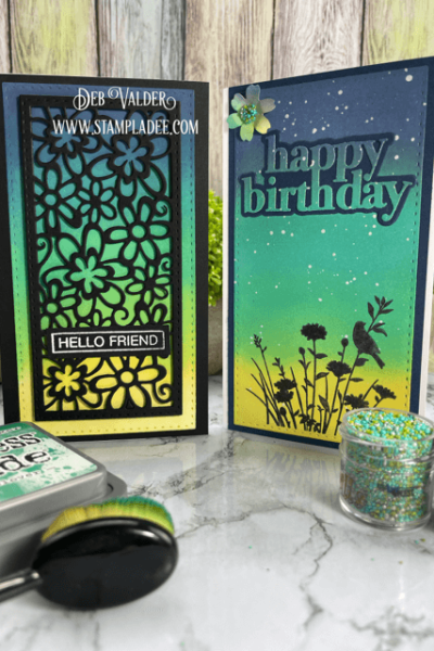 Sweet Sunrise Silhouette Card. All products can be found in our Teaspoon of Fun Shop at www.TeaspoonOfFun.com/SHOP