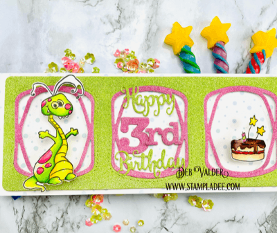 A Wobbly Monster Birthday Card with Deb Valder