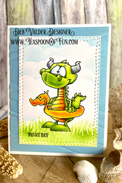 Beach Week Water Fun. All products can be found in our Teaspoon Of Fun Papercrafting Shop at www.TeaspoonOfFun.com/SHOP