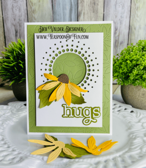 Charlotte Blooms Coneflower. All products can be found in our Teaspoon Of Fun Shop at www.TeaspoonOfFun.com/SHOP