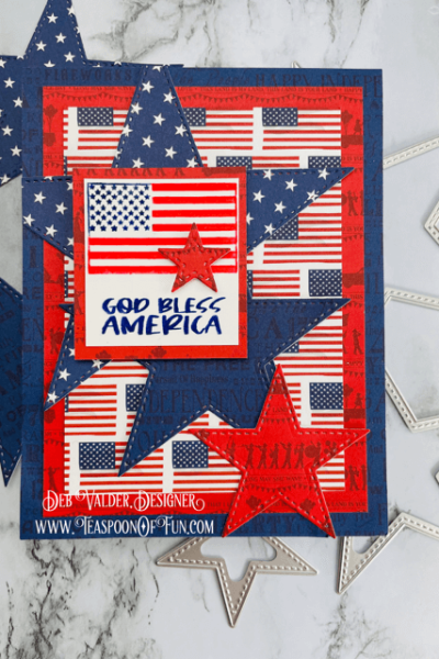God Bless America Flag Day. All products can be found in our Teaspoon of Fun Shop at www.TeaspoonOfFun.com/SHOP