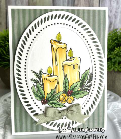 EZ Triple Light Candle. All products can be found in our Teaspoon Of Fun PaperCrafting Shop at www.TeaspoonOfFun.com/SHOP