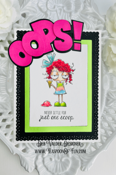 What's Your Favorite Flavor. All products can be found in our Teaspoon Of Fun PaperCrafting Shop at www.TeaspoonOfFun.com/SHOP