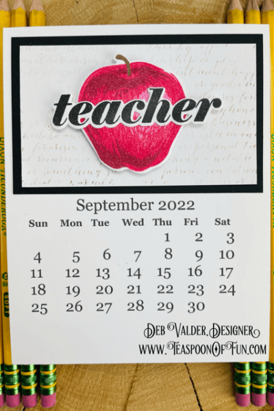The Framework for the 2023 Calendar. All products can be found in our Teaspoon Of Fun Shop at www.TeaspoonOfFun.com/SHOP