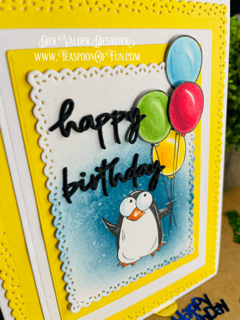 A New Penguin in Town. All products can be found in our Teaspoon of Fun Paper Crafting Shop at www.TeaspoonOfFun.com/SHOP