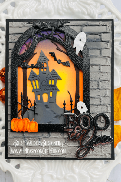 Haunted Globe Combo. All products can be found in our Teaspoon Of Fun Paper Crafting Shop at www.TeaspoonOfFun.com/SHOP
